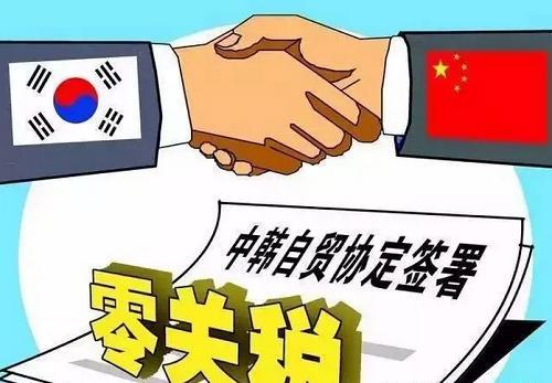 中韩自由贸易协定 